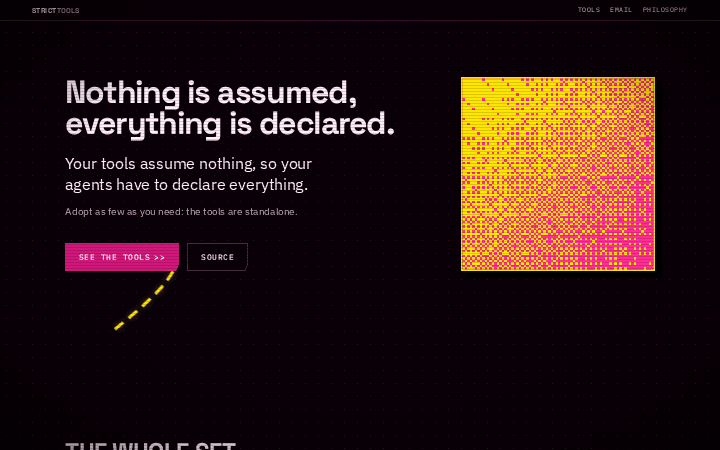First screen of the Halftone variation